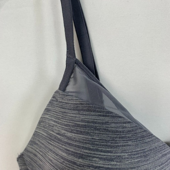 Victoria's Secret Bra Womens Sz 34D Heather Gray Padded Plunge Adjustable Straps - Picture 3 of 7